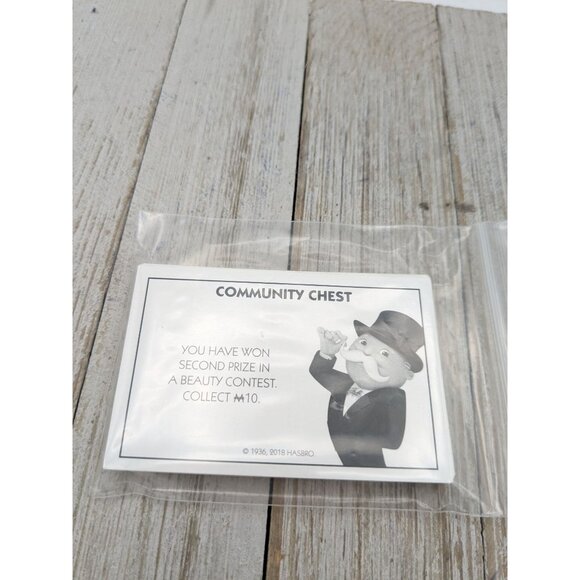 Community Chest And Chance Cards Monopoly Edition Game Replacement 2017 - Picture 5 of 8